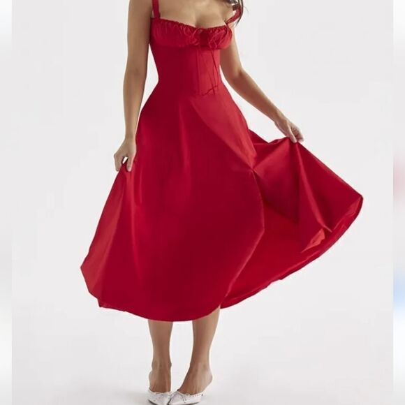 Summer dress, Red ,so pretty 😍 ✨️ 💕 - Picture 5 of 11